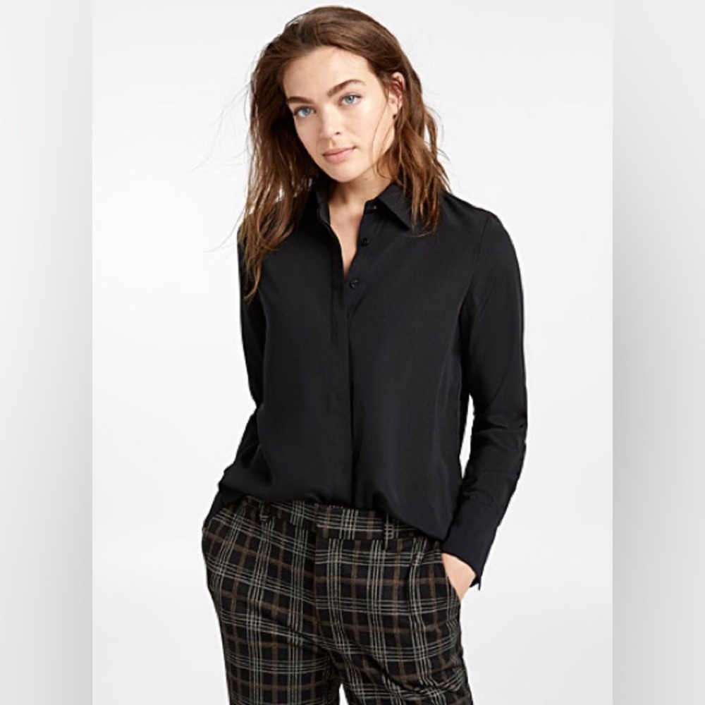 SIMONS (Icône) | Silky crepe shirt